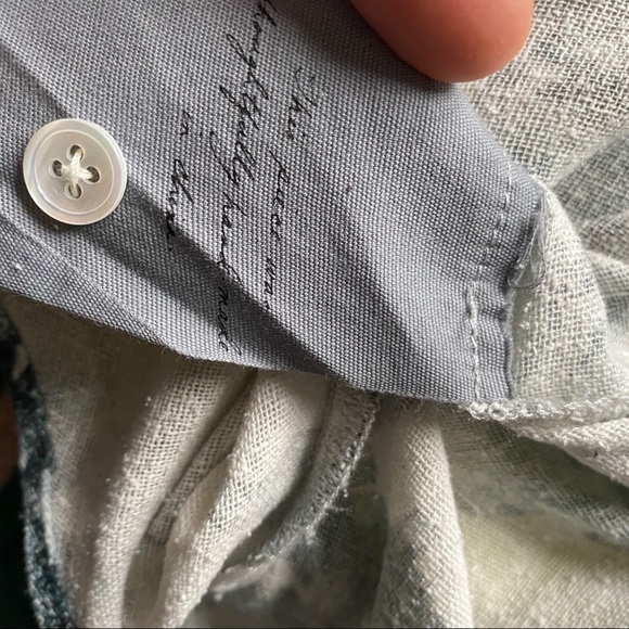 Raquel Allegra blue floral print button up shirt - Picture 4 of 7